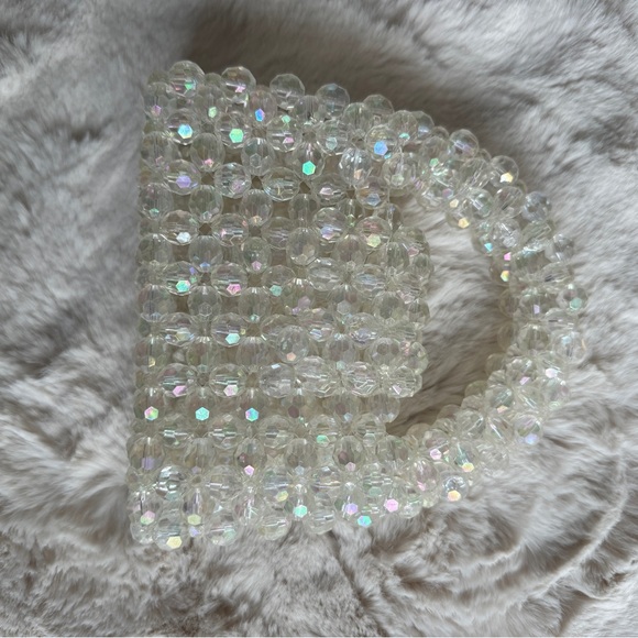 Iridescent beaded mini handbag - Picture 6 of 9